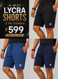 4way Lycra Shorts COMBO