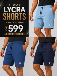 4way Lycra Shorts COMBO