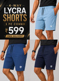 4way Lycra Shorts COMBO