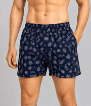 Premium Men's Cotton Boxers – Pack of 4 FREE SIZE