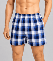 Premium Men's Cotton Boxers – Pack of 4 FREE SIZE