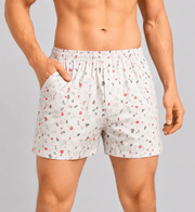 Premium Men's Cotton Boxers – Pack of 4 FREE SIZE