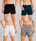 Premium Men's Cotton Boxers – Pack of 4 FREE SIZE